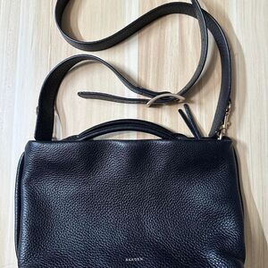 Skagen Black Leather Crossbody Bag